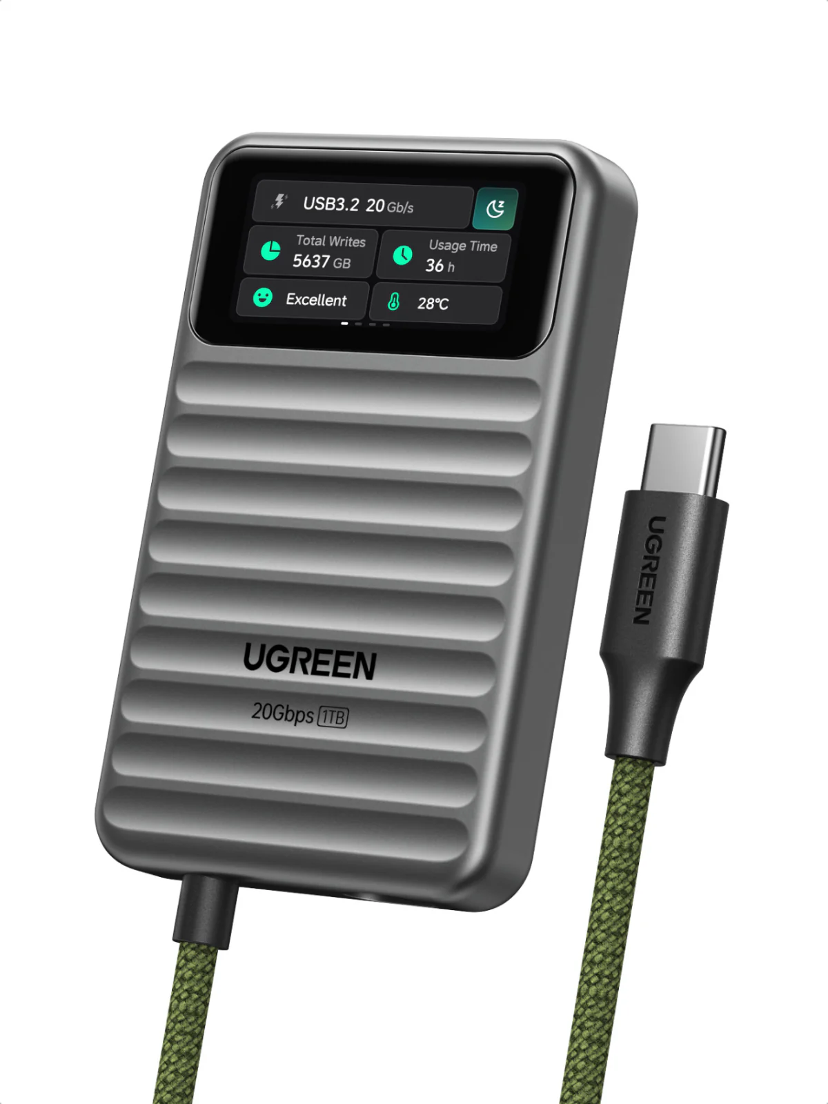 UGREEN NeoDrive Go D709 20Gbps Externe SSD (1TB) - Image 3