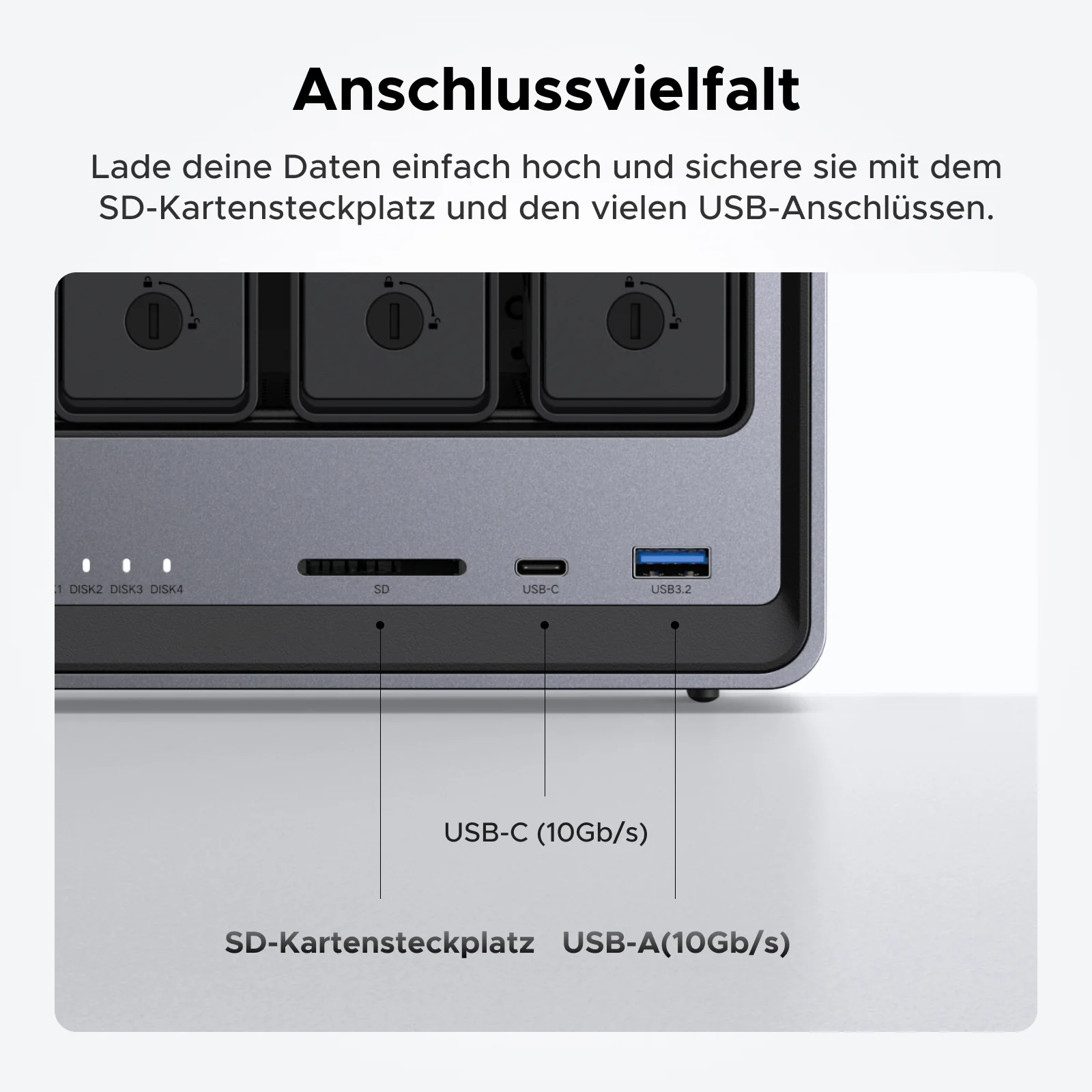 UGREEN NASync DXP4800 Plus 4-Bay 10GbE NAS - Image 6